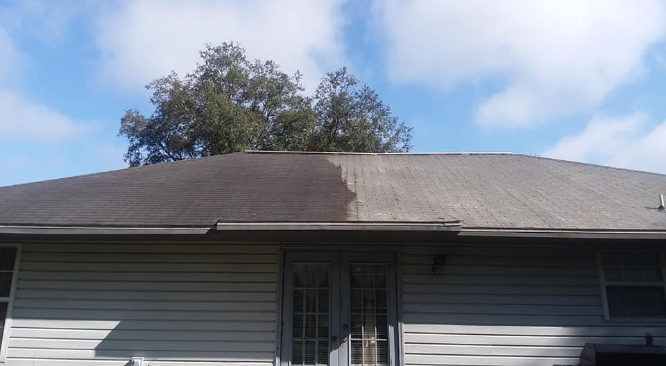 before and after roof